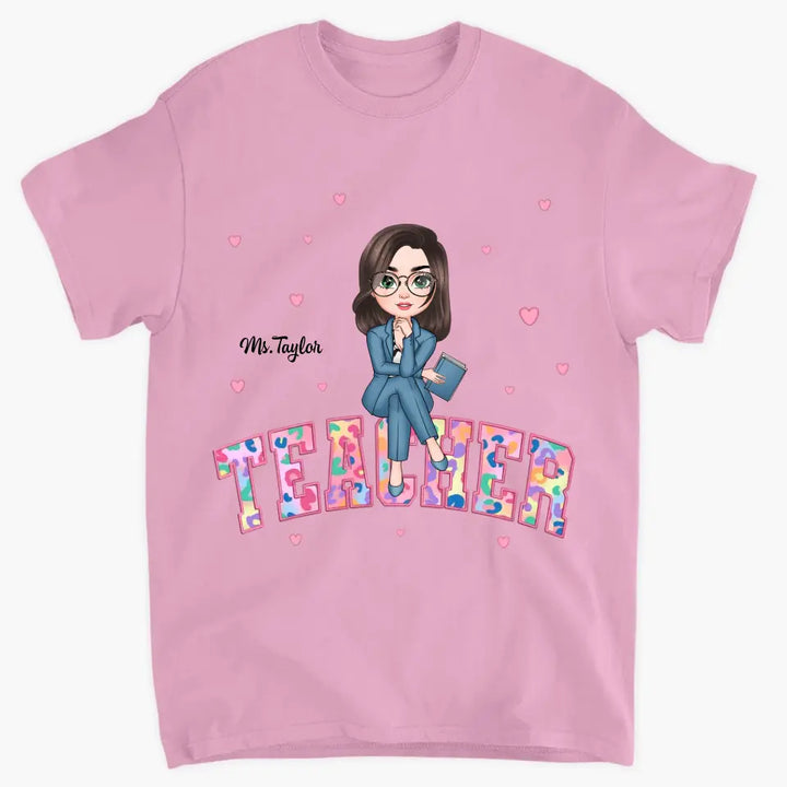 Easter Vibes Teacher Life - Personalized Custom T-shirt - Teacher's Day, Appreciation Gift For Teacher