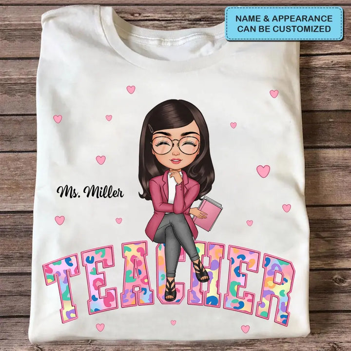 Easter Vibes Teacher Life - Personalized Custom T-shirt - Teacher's Day, Appreciation Gift For Teacher