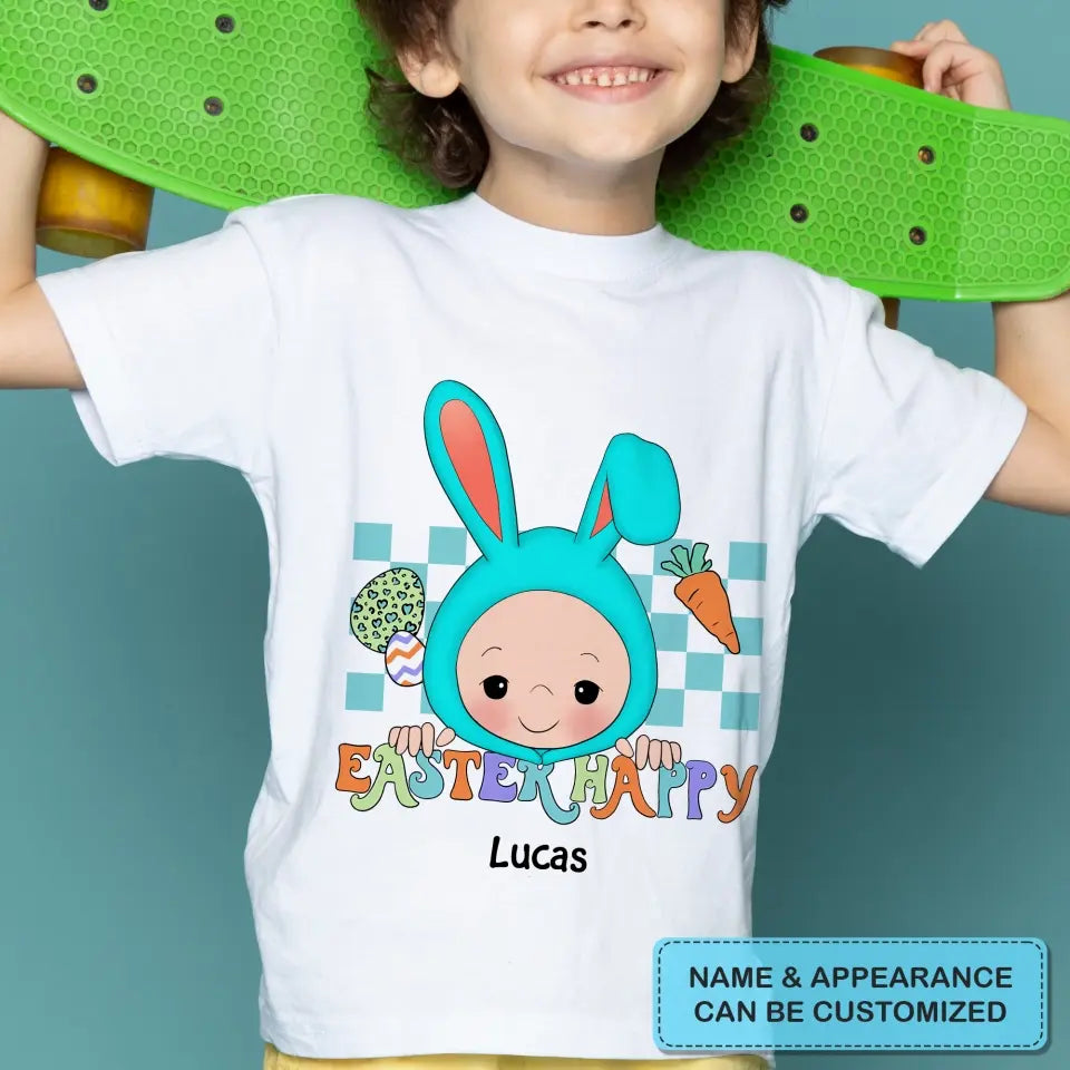 Easter Happy - Personalized Custom Youth T-shirt - Easter Day's Gift For Kids, Family Members