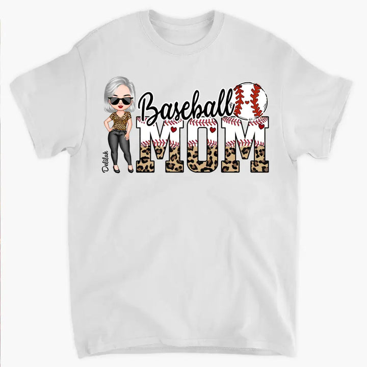 Sport Mom - Personalized Custom T-shirt - Mother's day, Birthday's Gift For Mom, Grandma