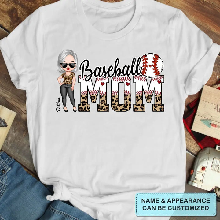 Sport Mom - Personalized Custom T-shirt - Mother's day, Birthday's Gift For Mom, Grandma