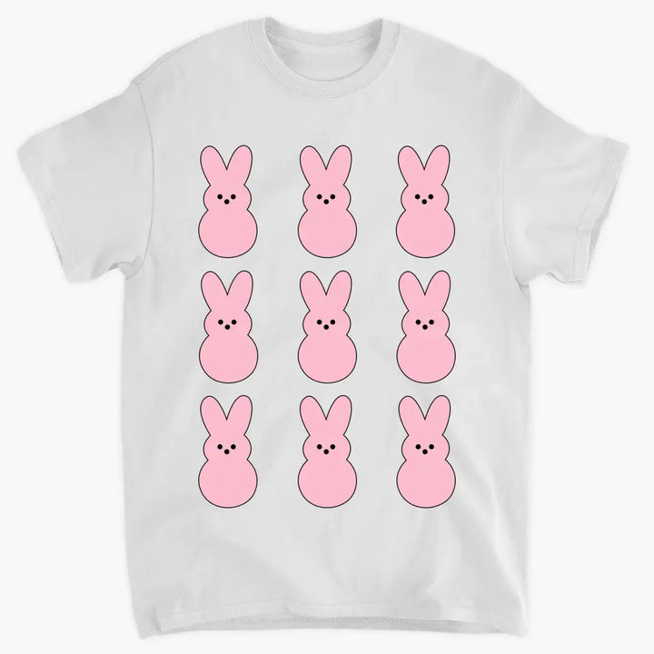 Easter Bunny Peeps V2 - Personalized Custom T-shirt - Easter Gift For Family, Family Members