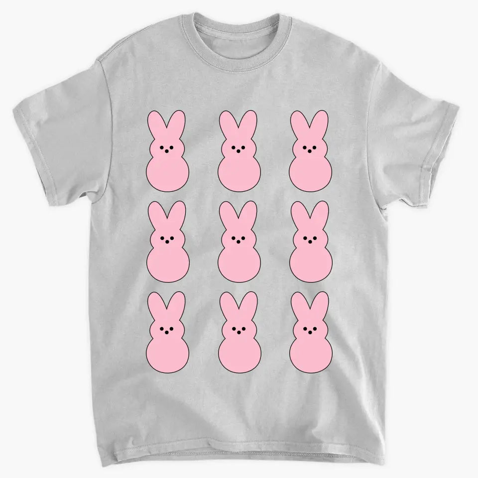 Easter Bunny Peeps V2 - Personalized Custom T-shirt - Easter Gift For Family, Family Members