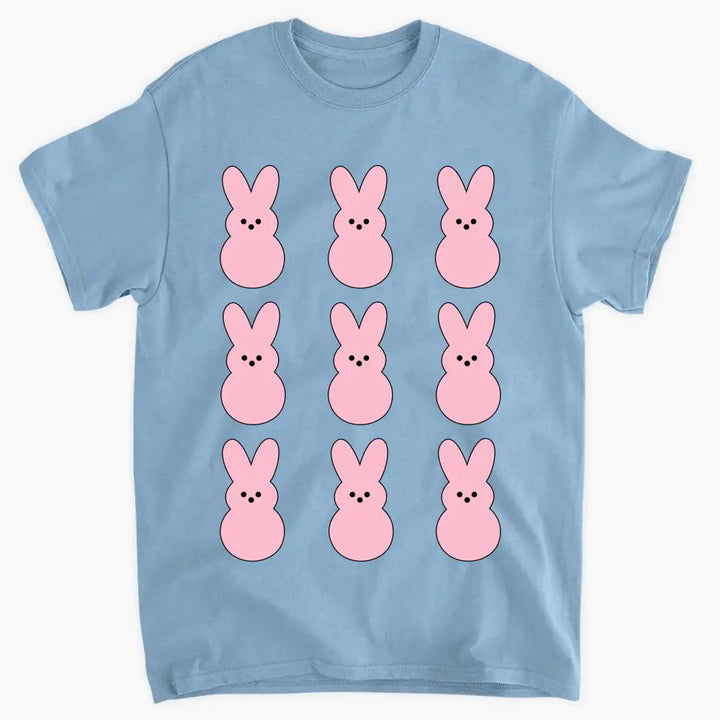 Easter Bunny Peeps V2 - Personalized Custom T-shirt - Easter Gift For Family, Family Members