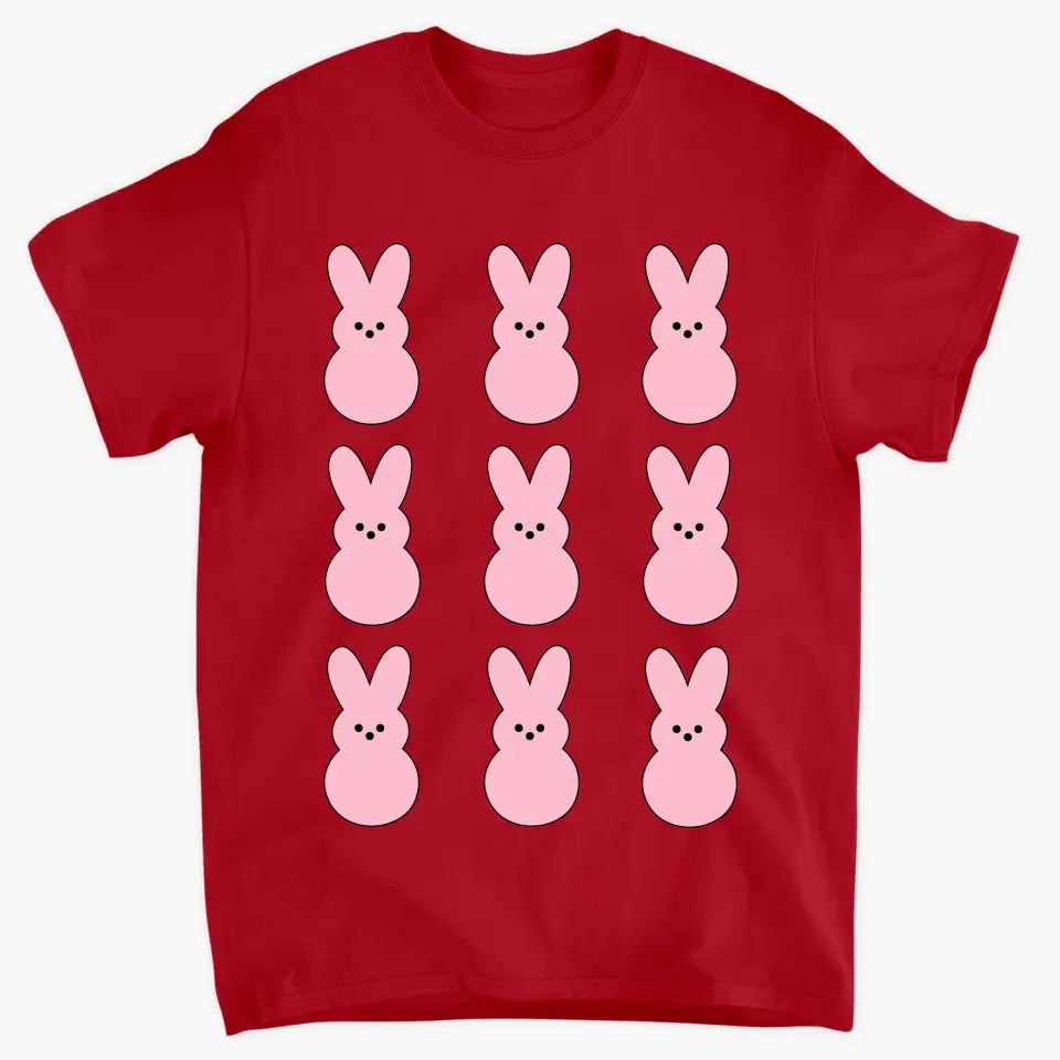 Easter Bunny Peeps V2 - Personalized Custom T-shirt - Easter Gift For Family, Family Members