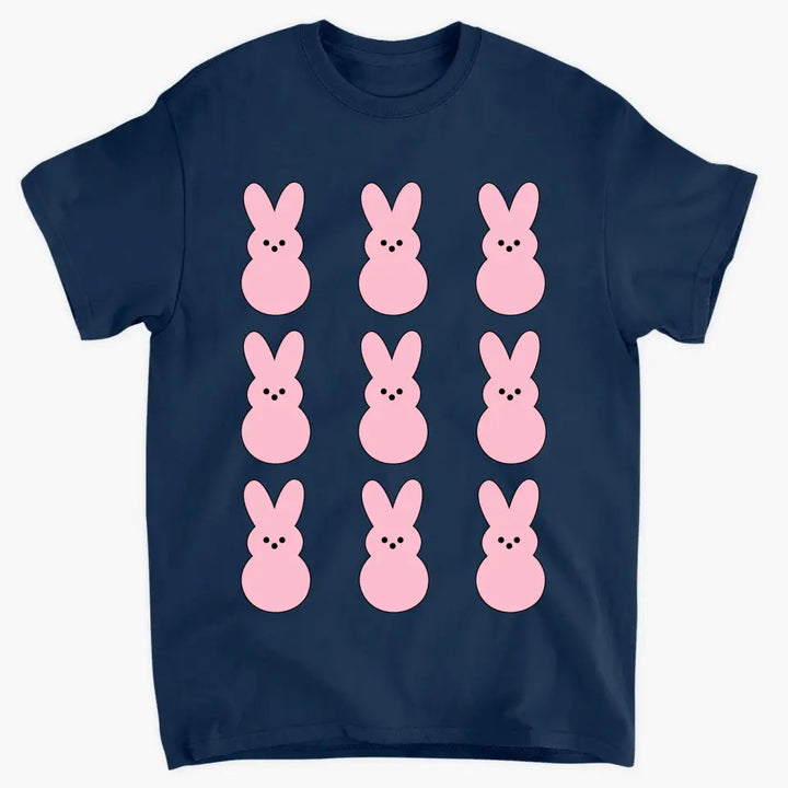 Easter Bunny Peeps V2 - Personalized Custom T-shirt - Easter Gift For Family, Family Members