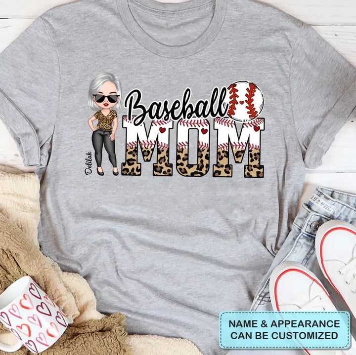 Sport Mom - Personalized Custom T-shirt - Mother's day, Birthday's Gift For Mom, Grandma