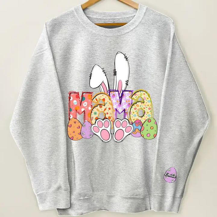 Bunny Easter Bunde - Personalized Custom Sweatshirt - Easter's Day Gift For Grandma, Mom, Family Members