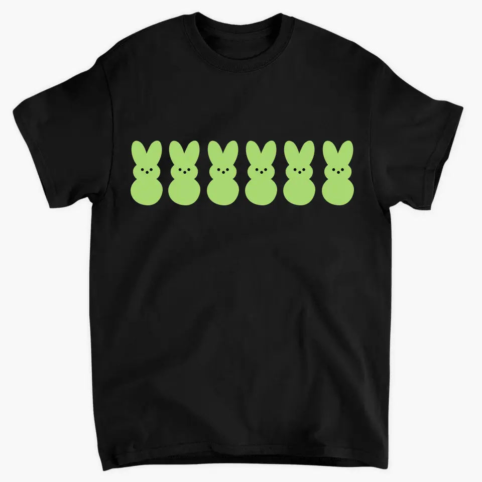 Easter Bunny Peeps - Personalized Custom T-shirt - Easter Gift For Family, Family Members