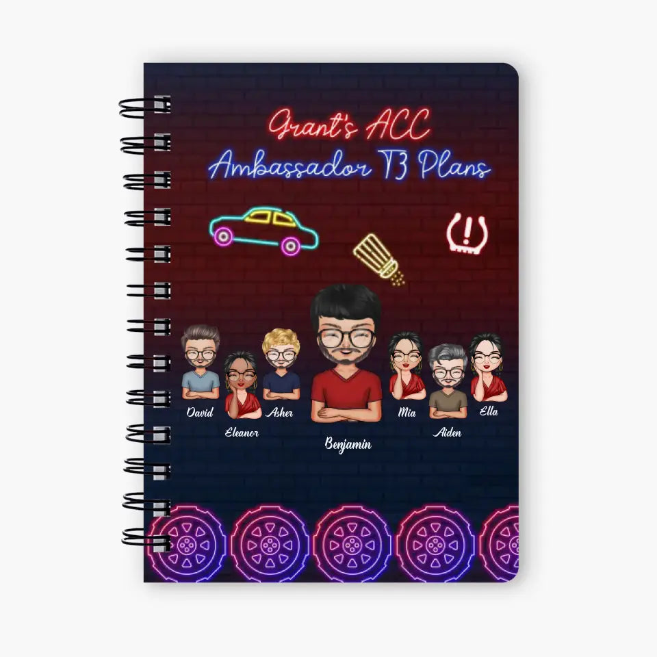 Personalized Spiral Journal - Gift For Colleague - Grant Made Us ACC