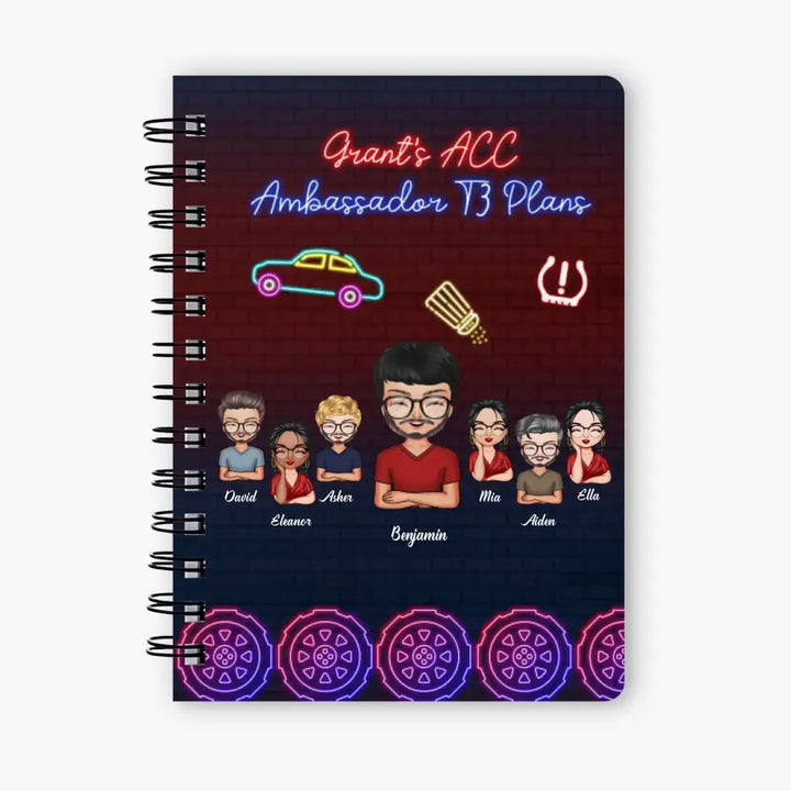 Personalized Spiral Journal - Gift For Colleague - Grant Made Us ACC