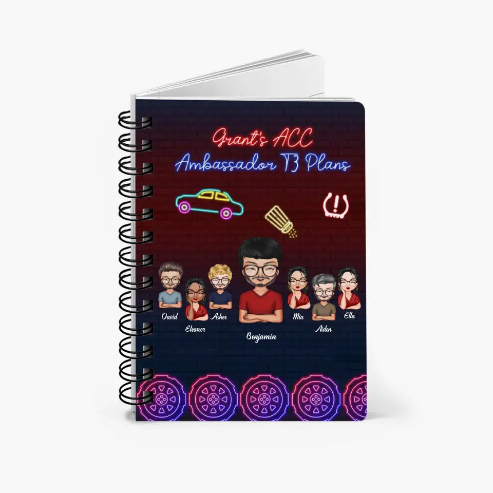 Personalized Spiral Journal - Gift For Colleague - Grant Made Us ACC