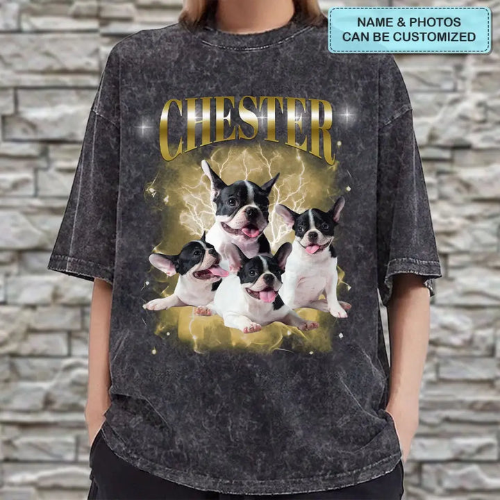 Custom Pet Bootleg Raptee - Personalized Custom Bootleg T-Shirt - Gift For Pet Lover, Pet Mom, Pet Dad, Pet Owner AGCHA013