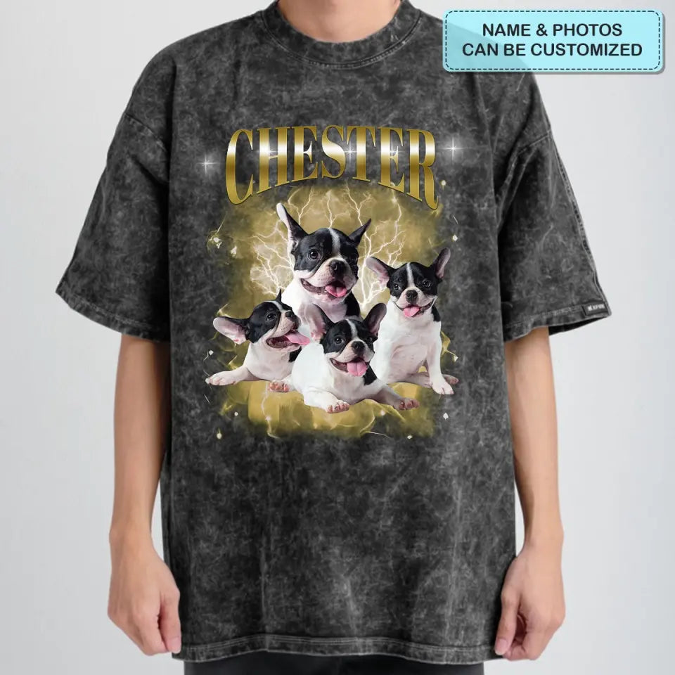 Custom Pet Bootleg Raptee - Personalized Custom Bootleg T-Shirt - Gift For Pet Lover, Pet Mom, Pet Dad, Pet Owner AGCHA013