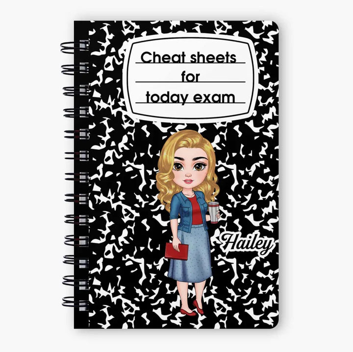 Teacher Journal - Personalized Custom Spiral Journal - Teacher's Day, Appreciation Gift For Teacher