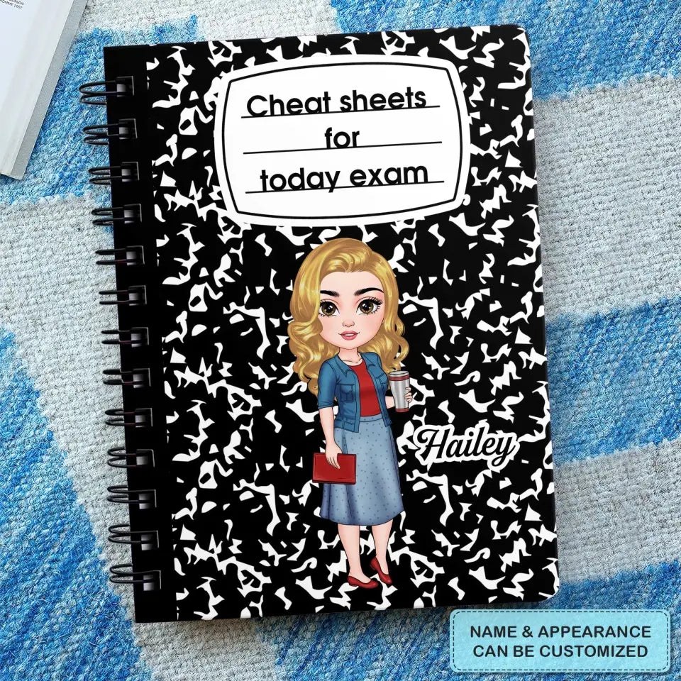 Teacher Journal - Personalized Custom Spiral Journal - Teacher's Day, Appreciation Gift For Teacher