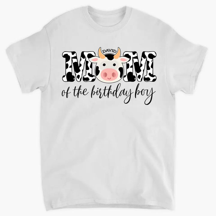 Cow Family Birthday - Personalized Custom T-shirt - Birthday Gift For Kid, Family, Family Members