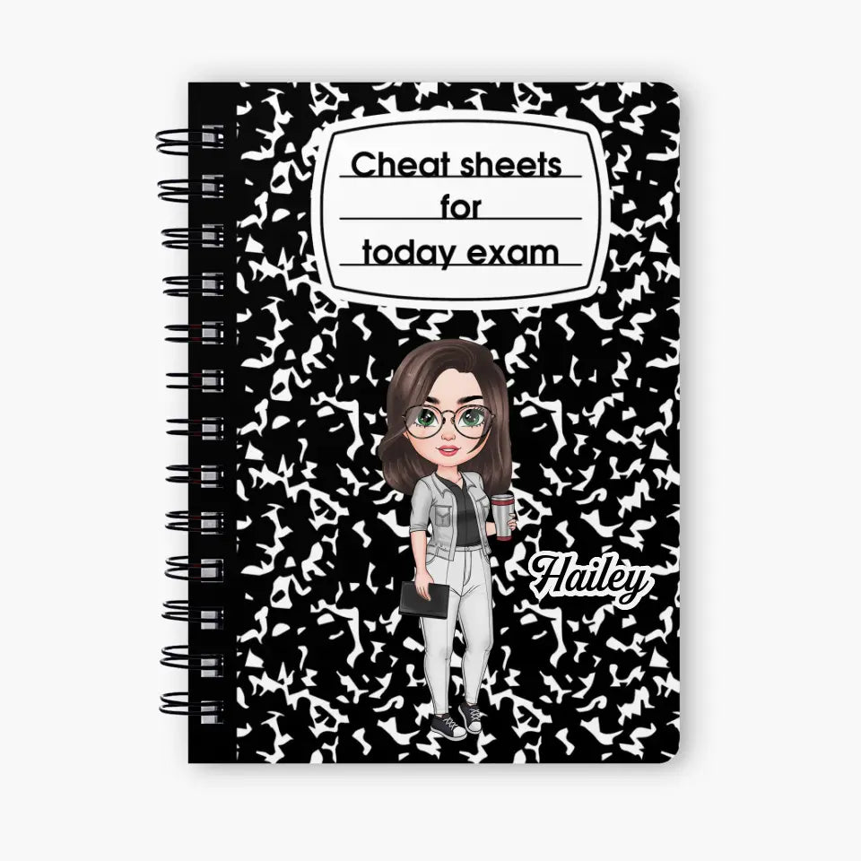 Teacher Journal - Personalized Custom Spiral Journal - Teacher's Day, Appreciation Gift For Teacher