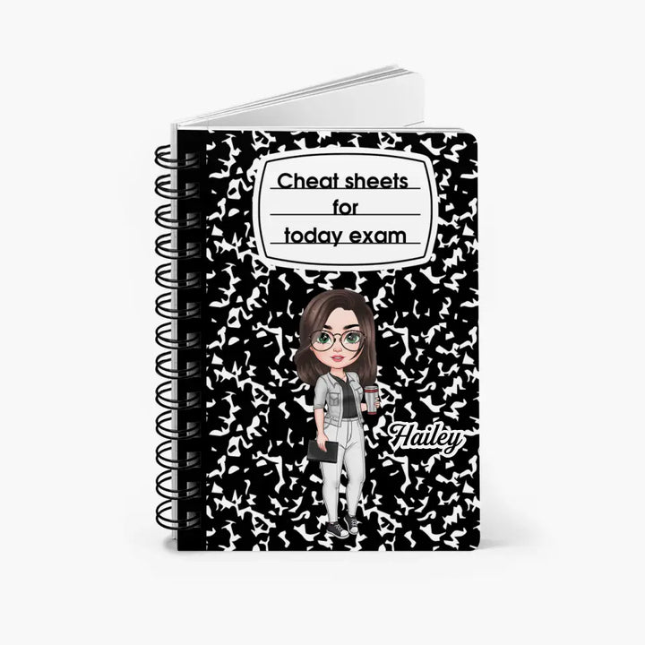 Teacher Journal - Personalized Custom Spiral Journal - Teacher's Day, Appreciation Gift For Teacher