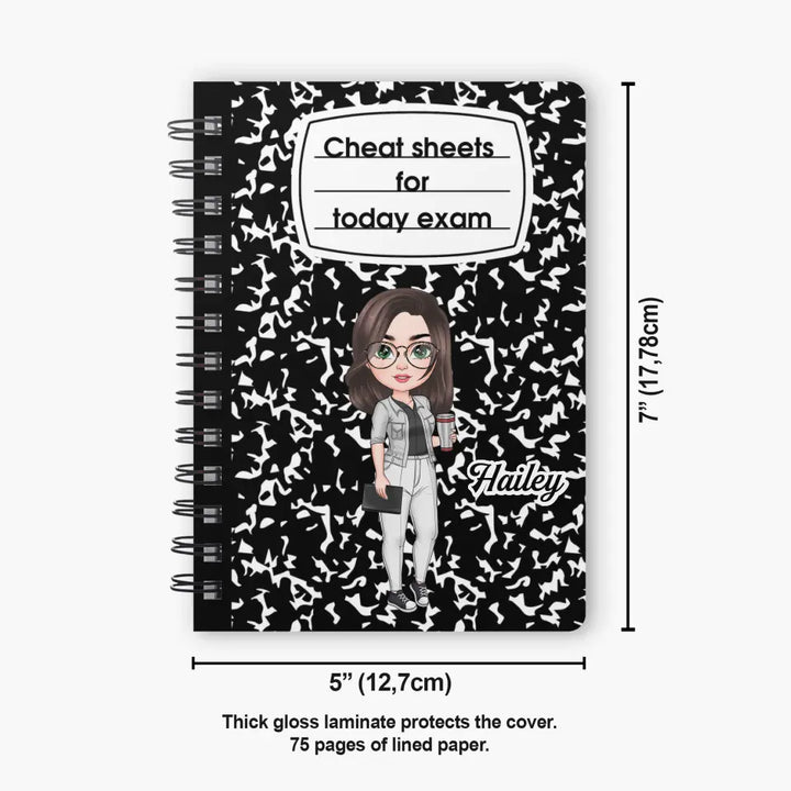 Teacher Journal - Personalized Custom Spiral Journal - Teacher's Day, Appreciation Gift For Teacher