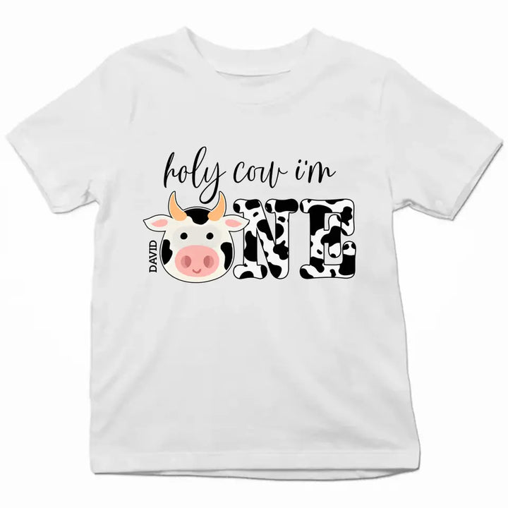 Cow Family Birthday - Personalized Custom T-shirt - Birthday Gift For Kid, Family, Family Members