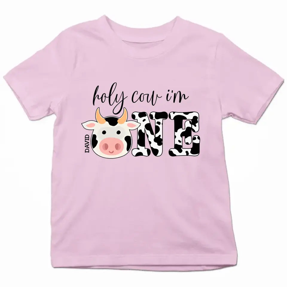 Cow Family Birthday - Personalized Custom T-shirt - Birthday Gift For Kid, Family, Family Members