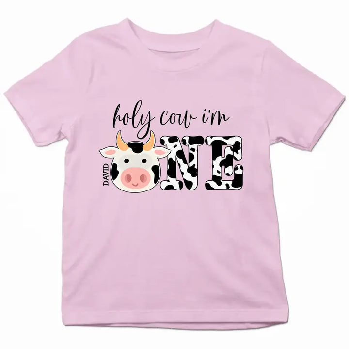 Cow Family Birthday - Personalized Custom T-shirt - Birthday Gift For Kid, Family, Family Members