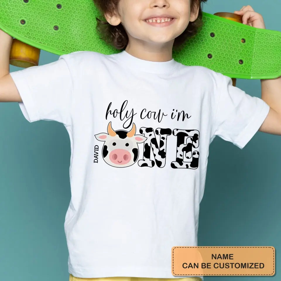 Cow Family Birthday - Personalized Custom T-shirt - Birthday Gift For Kid, Family, Family Members