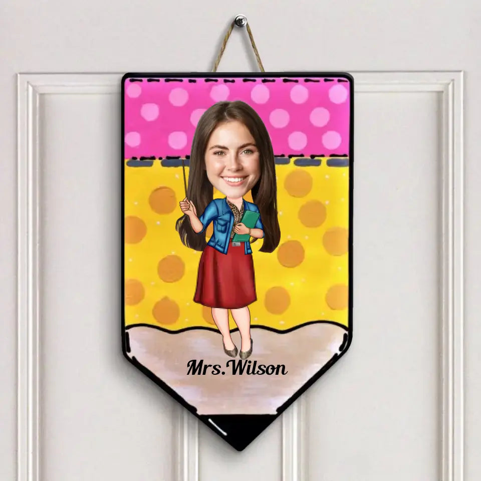 My Classroom - Personalized Custom Door Sign - Teacher's Day Gift For Teacher
