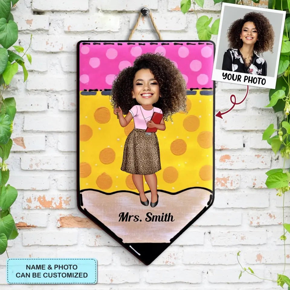 My Classroom - Personalized Custom Door Sign - Teacher's Day Gift For Teacher