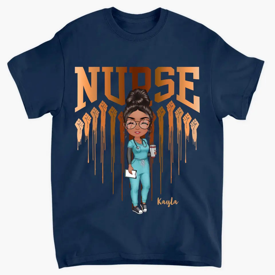 Heart Nurse Life - Personalized Custom T-shirt - Nurse's Day, Appreciation Gift For Nurse