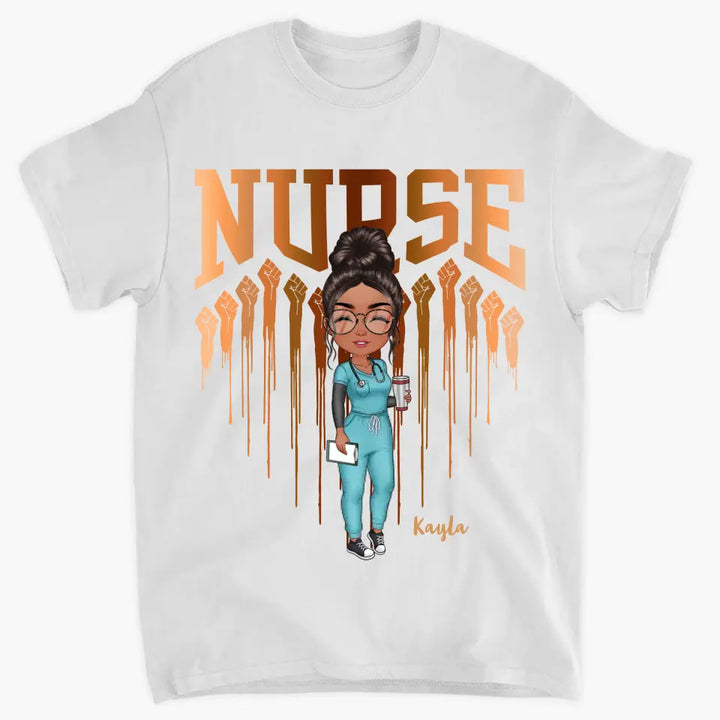 Heart Nurse Life - Personalized Custom T-shirt - Nurse's Day, Appreciation Gift For Nurse