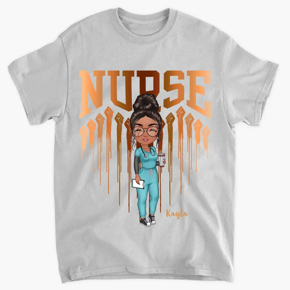 Heart Nurse Life - Personalized Custom T-shirt - Nurse's Day, Appreciation Gift For Nurse