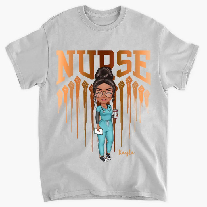 Heart Nurse Life - Personalized Custom T-shirt - Nurse's Day, Appreciation Gift For Nurse