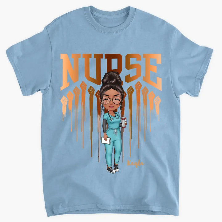 Heart Nurse Life - Personalized Custom T-shirt - Nurse's Day, Appreciation Gift For Nurse