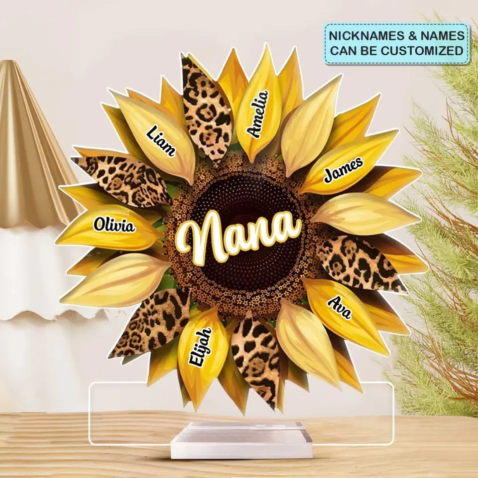 Love Being A Grandma - Personalized Custom Acrylic Plaque Clear Stand - Mother's Day Gift For Mom, Grandma, Family, Family Members