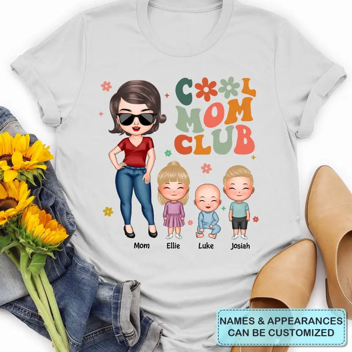 Cool Mom Club - Personalized Custom T-shirt - Mother's Day Gift For Mom, Grandma
