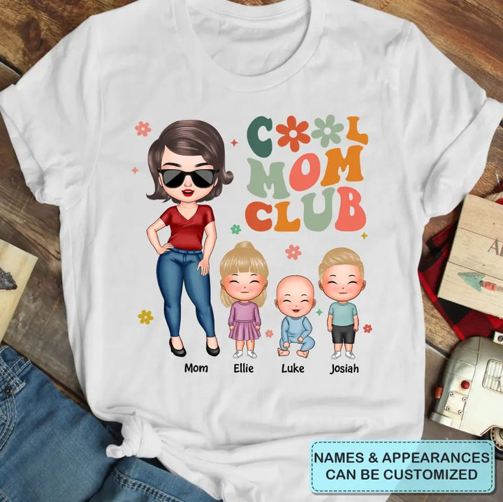 Cool Mom Club - Personalized Custom T-shirt - Mother's Day Gift For Mom, Grandma