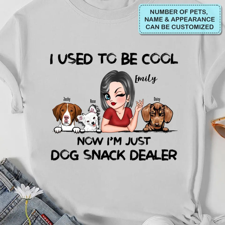 I Used To Be Cool - Personalized Custom T-shirt - Gift For Dog Mom, Cat Mom, Pet Lover
