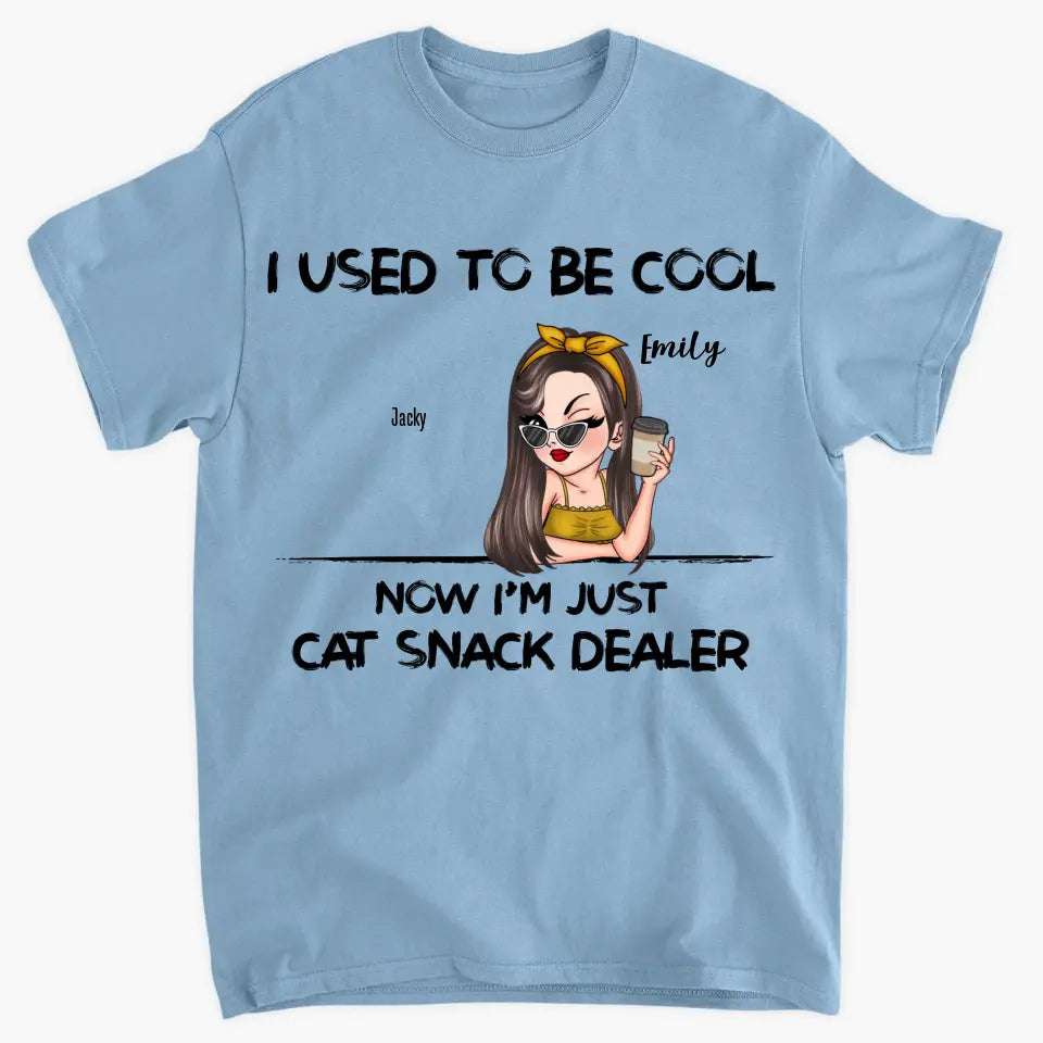 I Used To Be Cool - Personalized Custom T-shirt - Gift For Dog Mom, Cat Mom, Pet Lover