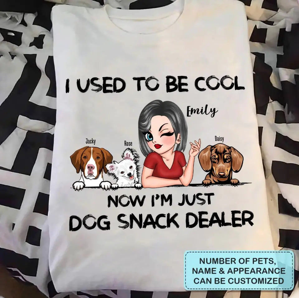 I Used To Be Cool - Personalized Custom T-shirt - Gift For Dog Mom, Cat Mom, Pet Lover