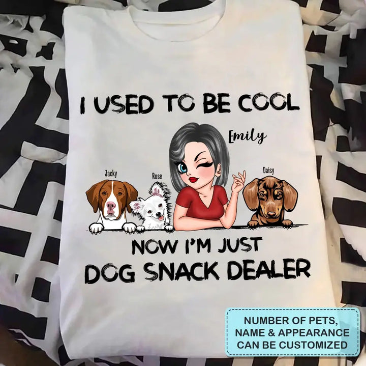 I Used To Be Cool - Personalized Custom T-shirt - Gift For Dog Mom, Cat Mom, Pet Lover