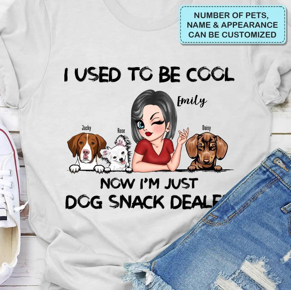 I Used To Be Cool - Personalized Custom T-shirt - Gift For Dog Mom, Cat Mom, Pet Lover