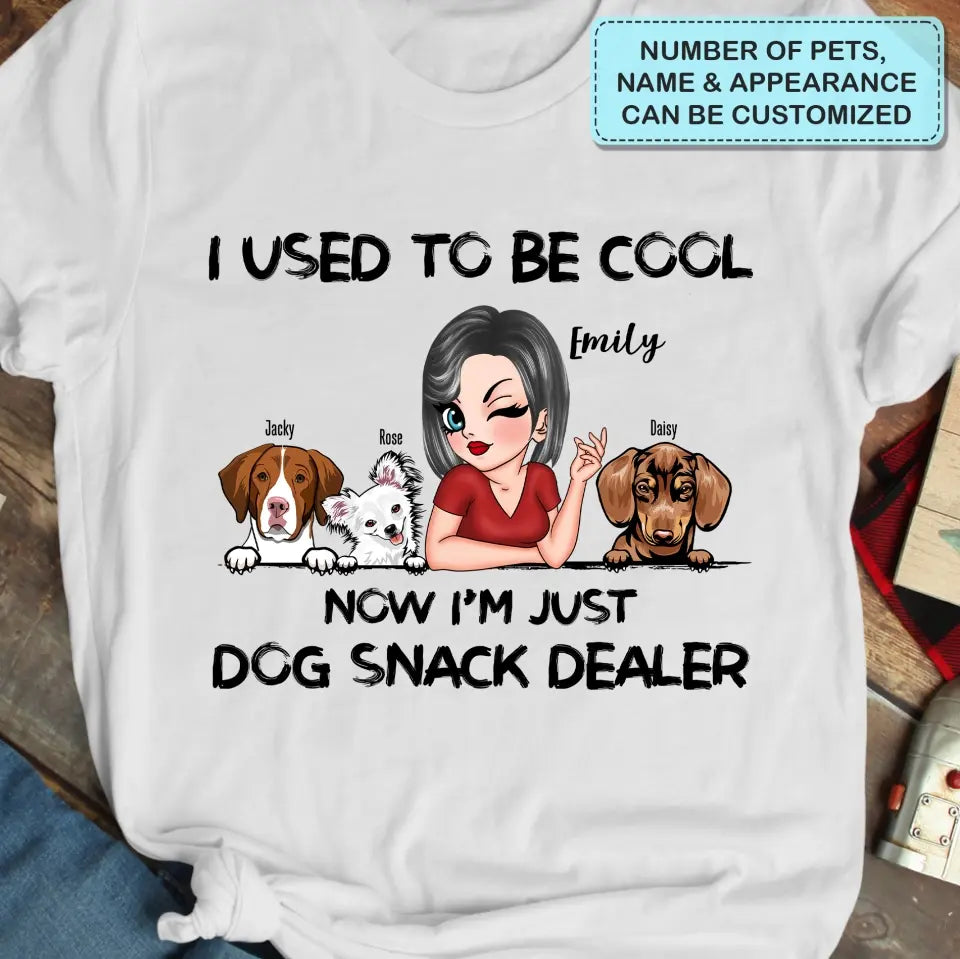 I Used To Be Cool - Personalized Custom T-shirt - Gift For Dog Mom, Cat Mom, Pet Lover