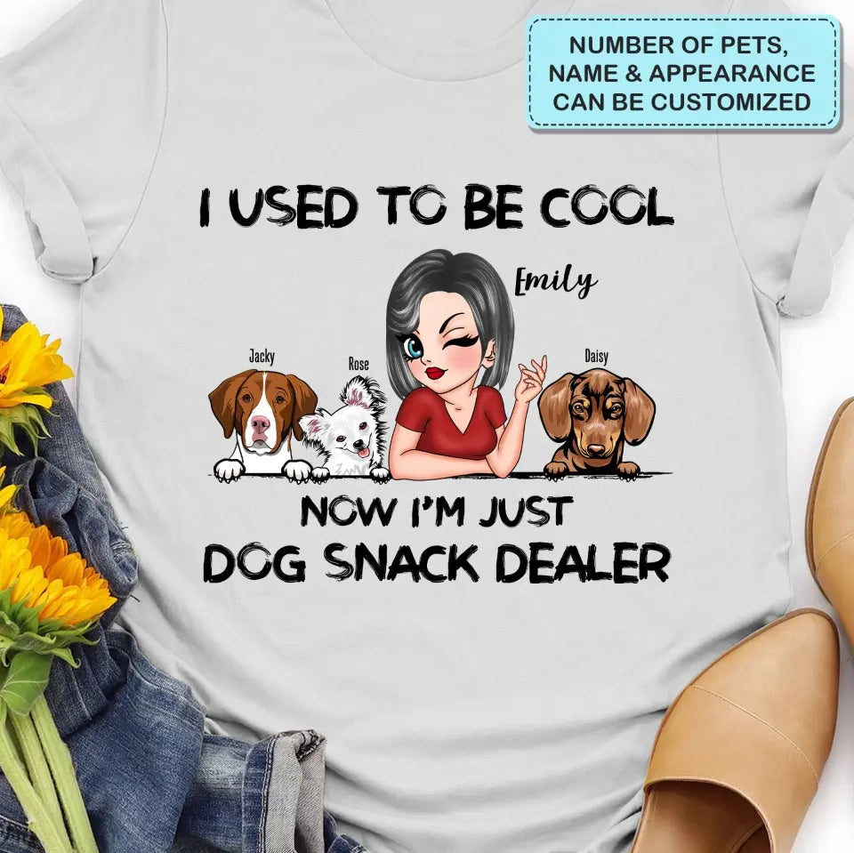 I Used To Be Cool - Personalized Custom T-shirt - Gift For Dog Mom, Cat Mom, Pet Lover
