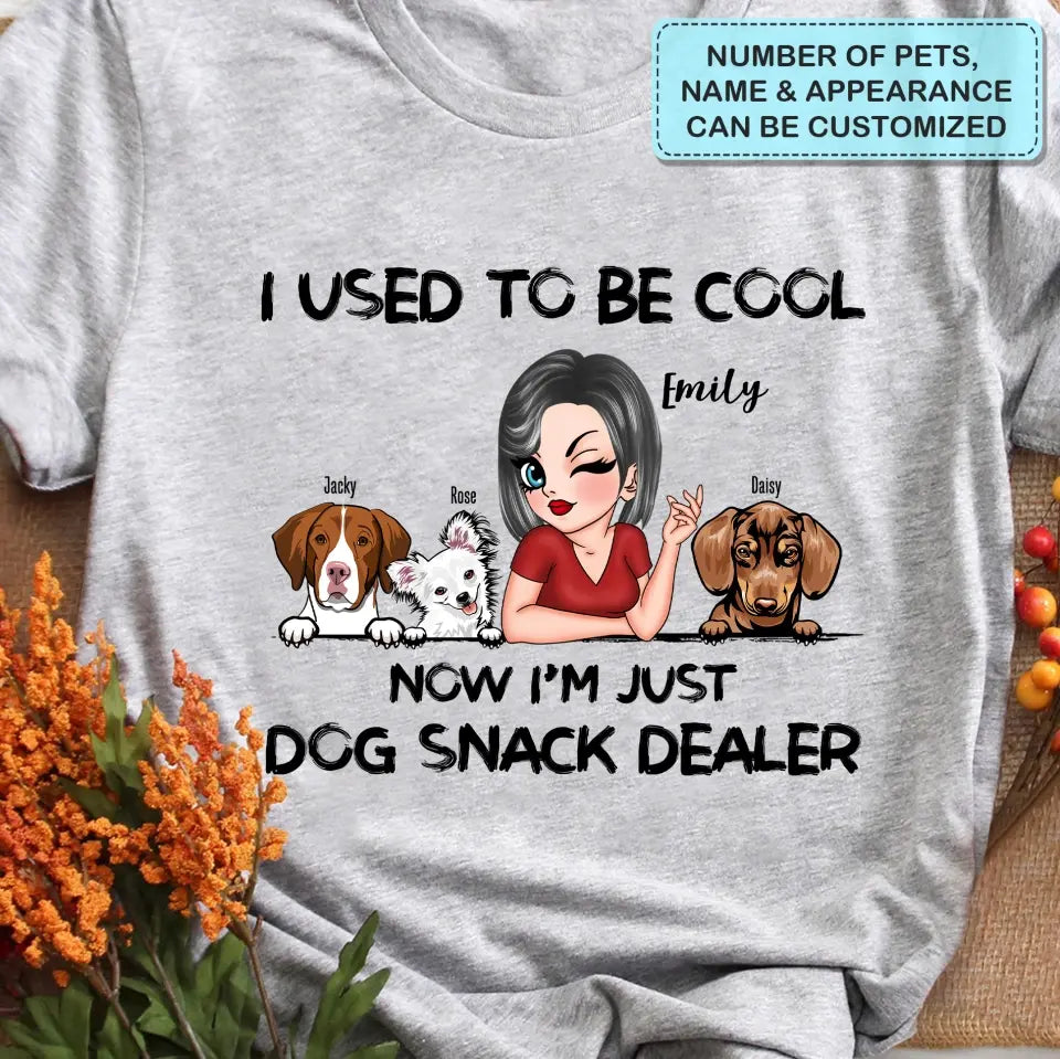 I Used To Be Cool - Personalized Custom T-shirt - Gift For Dog Mom, Cat Mom, Pet Lover
