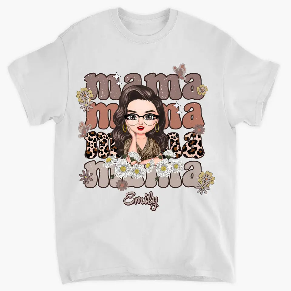 Mama - Personalized Custom T-shirt - Birthday Gift For Mom, Family Members