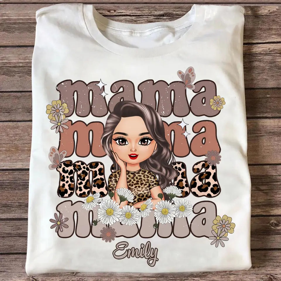 Mama - Personalized Custom T-shirt - Birthday Gift For Mom, Family Members