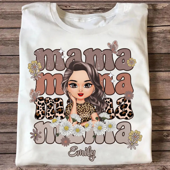 Mama - Personalized Custom T-shirt - Birthday Gift For Mom, Family Members