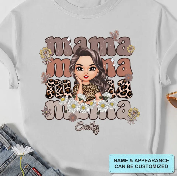 Mama - Personalized Custom T-shirt - Birthday Gift For Mom, Family Members
